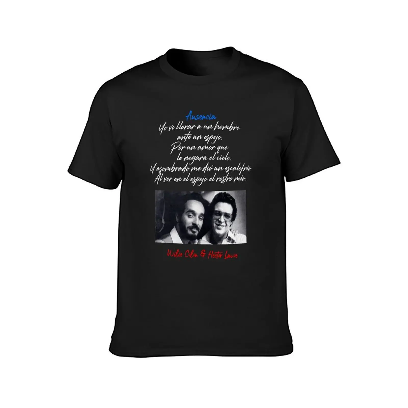 Willie Colon, Hector Lavoe - Ausencia T-Shirt animal prinfor boys new edition customs design your own t shirts for men