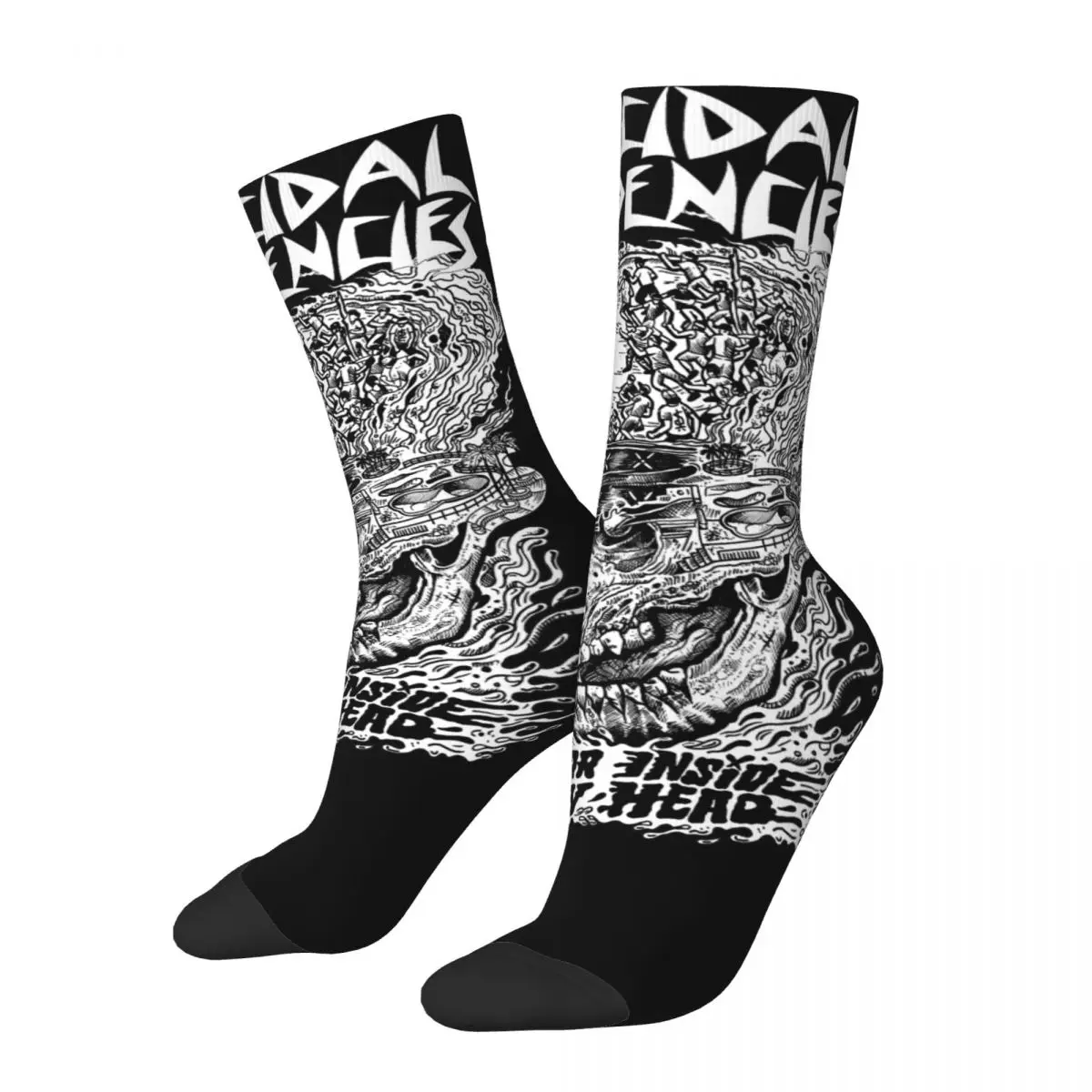 Suicidal Tendencies Unisex Socks Outdoor 3D Print Happy Socks Street Style Crazy Sock