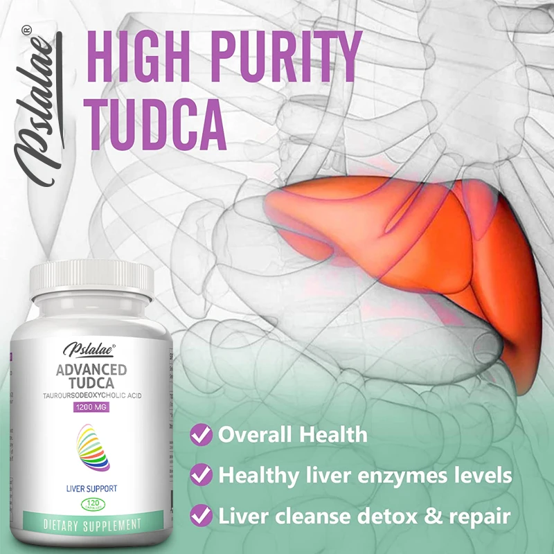 Advanced TUDCA 1200mg - Liver Detox Cleanse & Repair Formula, Enhance Immunity