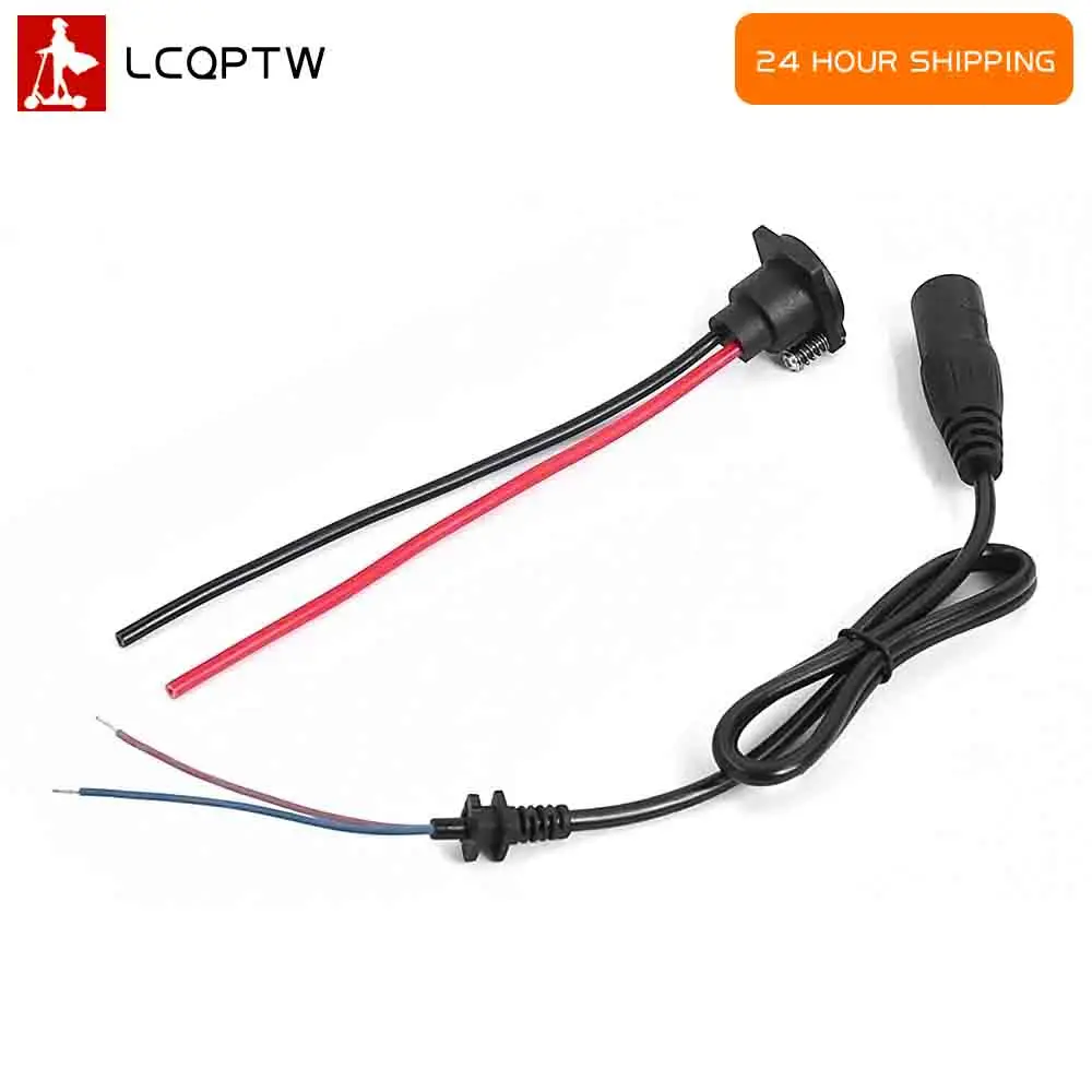 3pin Lade Stecker Für Elektrische Roller E-Bike Männlich Weiblich Lade Stecker Interface Kabel Universal Lade Port PVC Teil