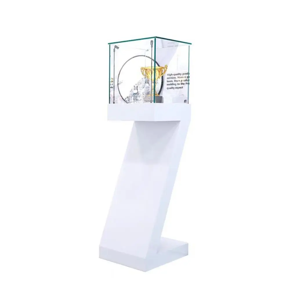 Glass jewelry display case production Commodity exhibition display case production production installation