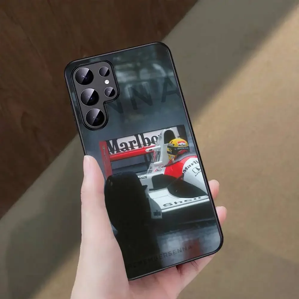 A-Ayrton S-Senna F1 سباق جراب هاتف لسامسونج غالاكسي S25 S23 S24 FE S22 S20 S21 S10 S9 زائد لايت الترا FE S30 نوت 20 10 #2