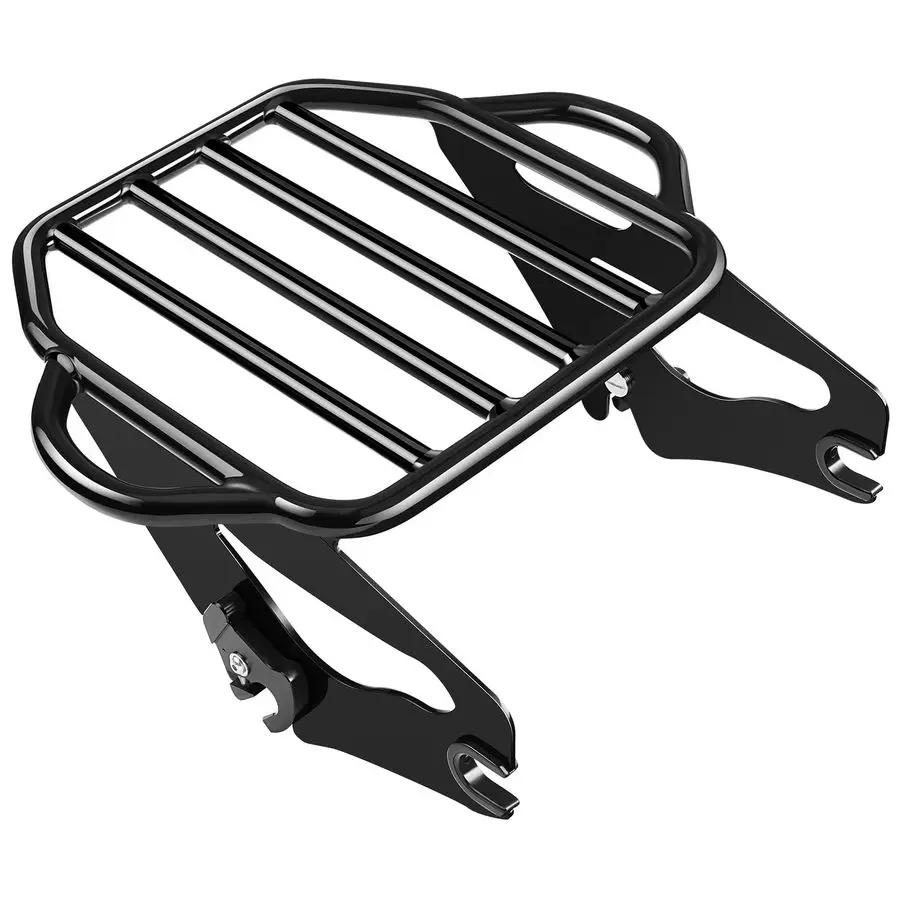 

Gloss Black Detachable Luggage Rack 2Up Mounting Rack Compatible for Harley Touring Road King Street Electra Glide 20092024 2021