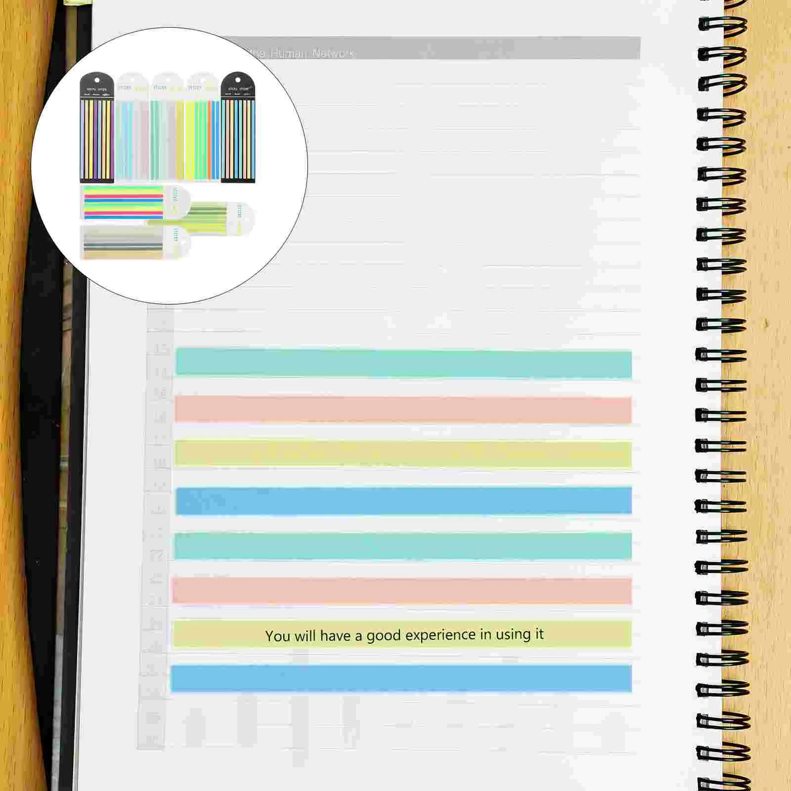 

8 Sets Index Post Tabs Adhesive Reading Markers Page Fluorescence Book The Pet Office Products Student