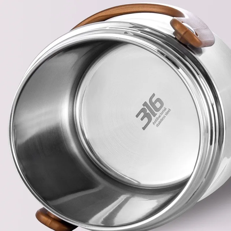 Stainless steel insulated lunch box with ultra-long portable vacuum capacity for 24 hours