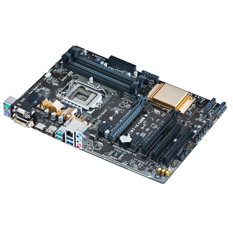 For Intel Z97 Z97-K/USB3.1 motherboard Used original LGA1150 LGA 1150 DDR3 32GB USB2.0 USB3.0 SATA3 Desktop Mainboard