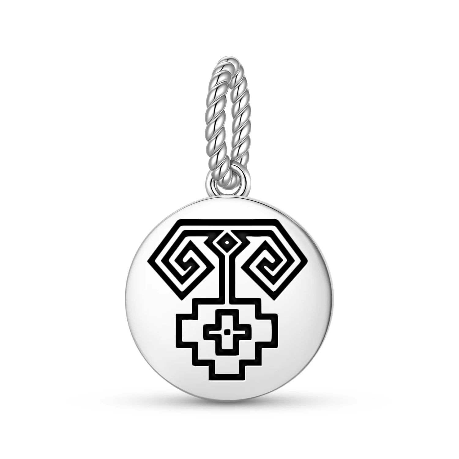 Colgante de Cuerno de Carnero Turco (Koç Boynuzu) en Plata de Ley 925, Amuleto con Símbolo para Pulsera o Collar, Joyería Popular para Mujer