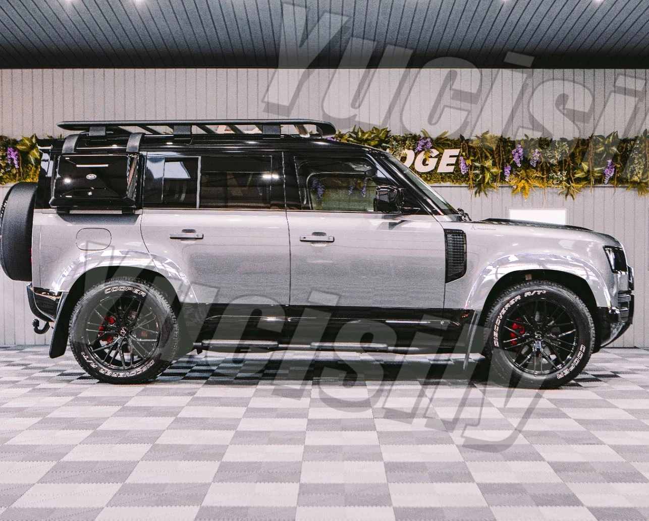 6 sztuk Eiger Grey poszerzenie błotnika koła zestaw wykończenia akcesoria do brwi pasujące do Land Rover Defender 110 2020-2025