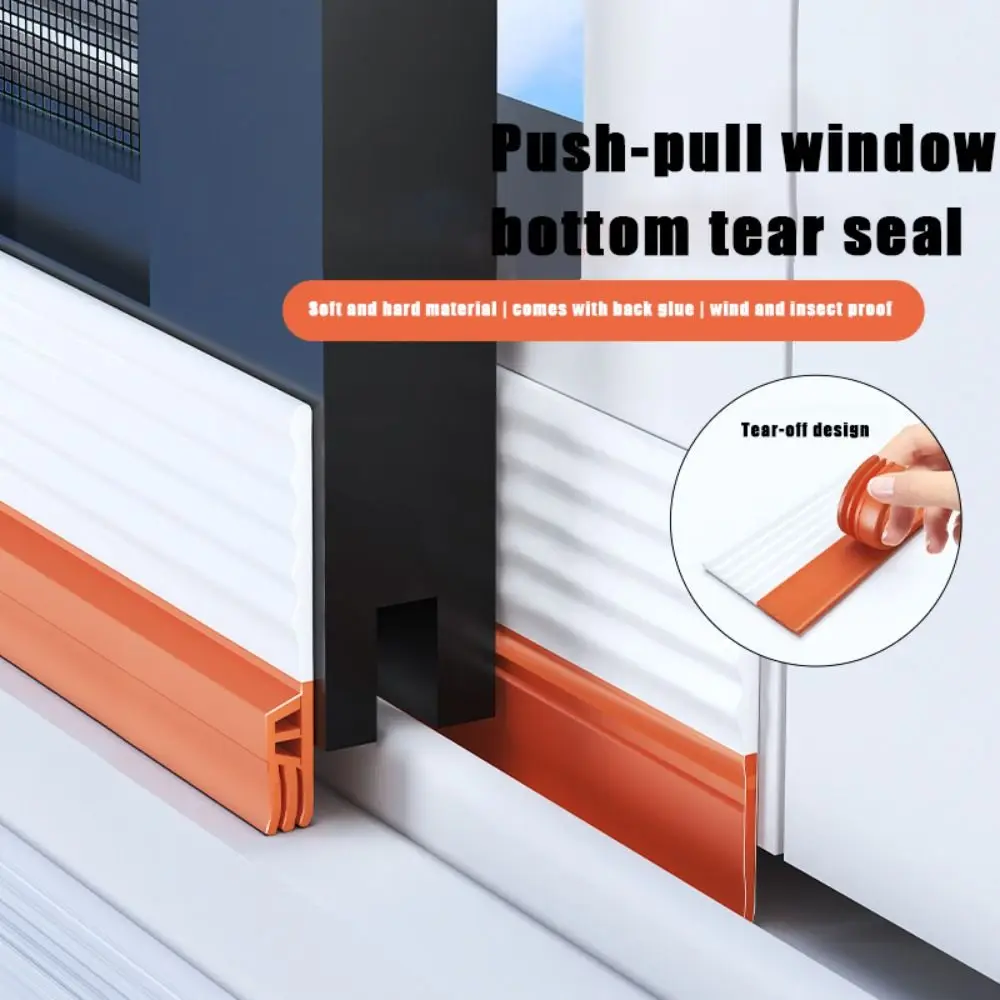 Pita Penyegel Jendela Geser Anti Angin Anti Debu Kedap Suara Kedap Air Pita Penyegel TPE Perekat Sendiri Penyekat Celah Jendela