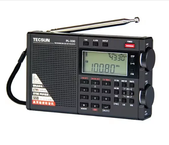 Tecsun/Desheng PL-330 FM medium and short wave single sideband digital full band DSP radio charging