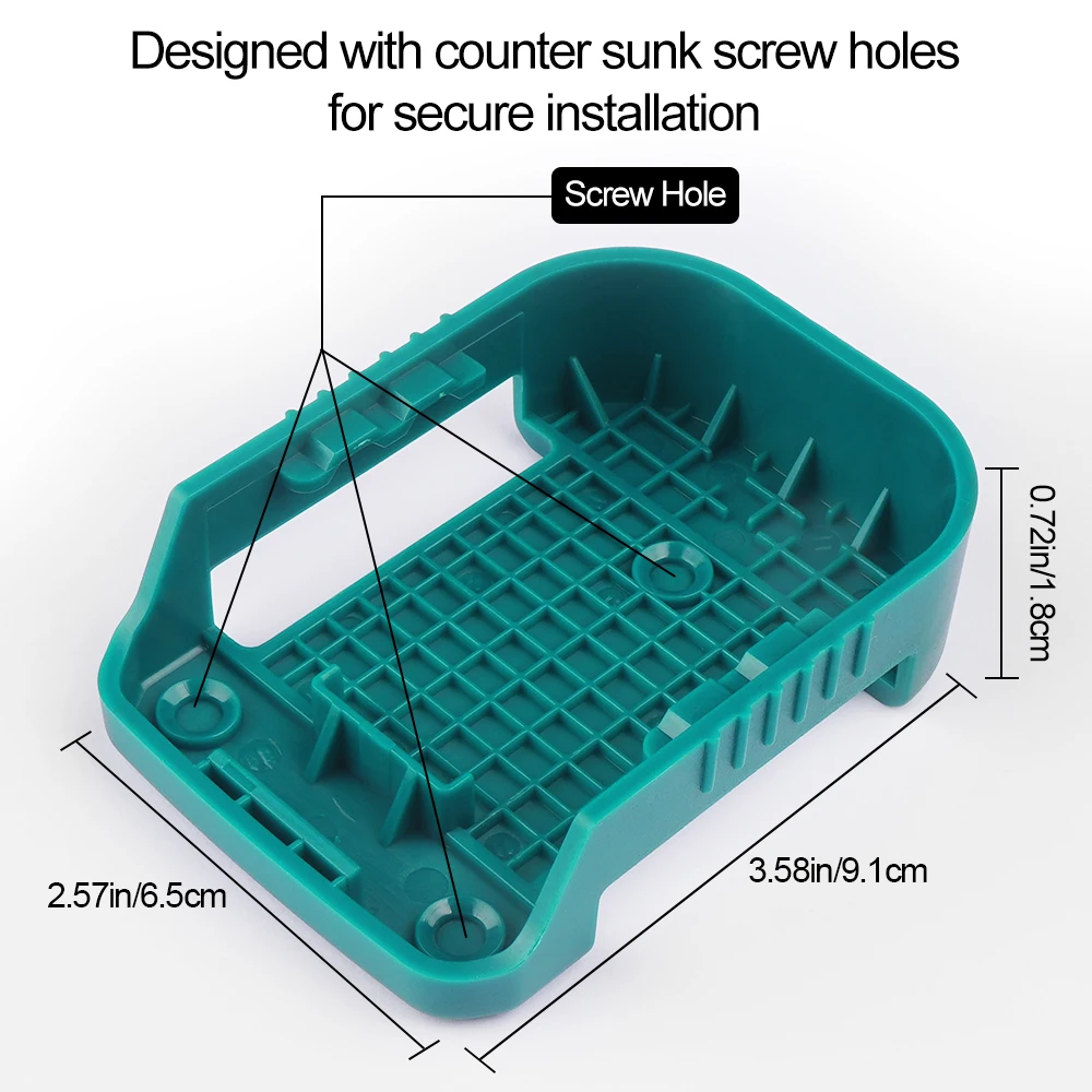 Waitley – support de batterie pour Makita et Bosch 18V, support de batterie pour la fixation des appareils