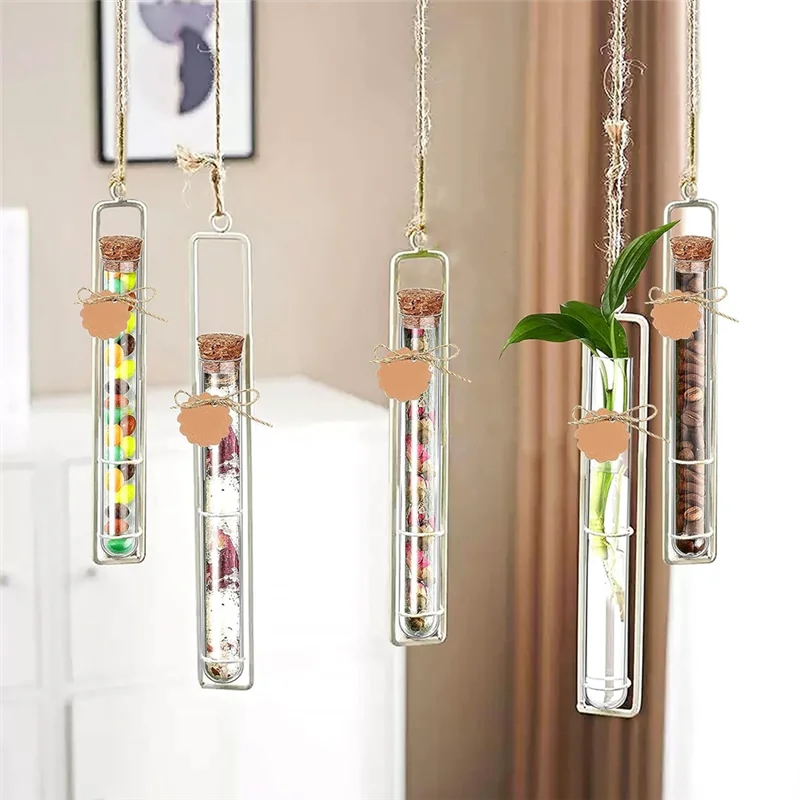 

A32P_Test Tube With Cork 30pcs Test Tubes for Flowers Plastic 20ml Test Tubes with Kraft Paper Attachment(150x16mm)