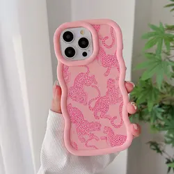 Pink Leopard Print Luxury Phone Case for Huawei Honor X8b X7a X9a X9b X7b 90 X8a X8 4G 5G Soft Silicone Back Cover