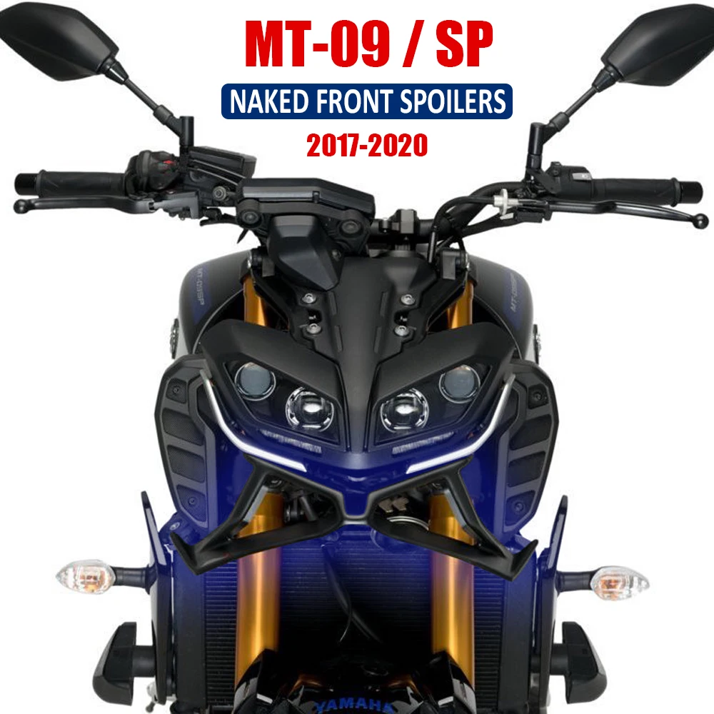 

MT09 SP Downforce Naked Frontal Spoilers For Yamaha MT-09 2017-2020 2019 Motorcycle Winglet Aerodynamic Wing Front Spoiler Kit