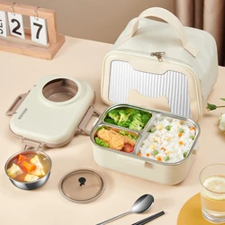 Electric Self-heating Lunch Box, 220V, Portable, Plug-in, Ultra-Long Insulation, Water-free, Artifact