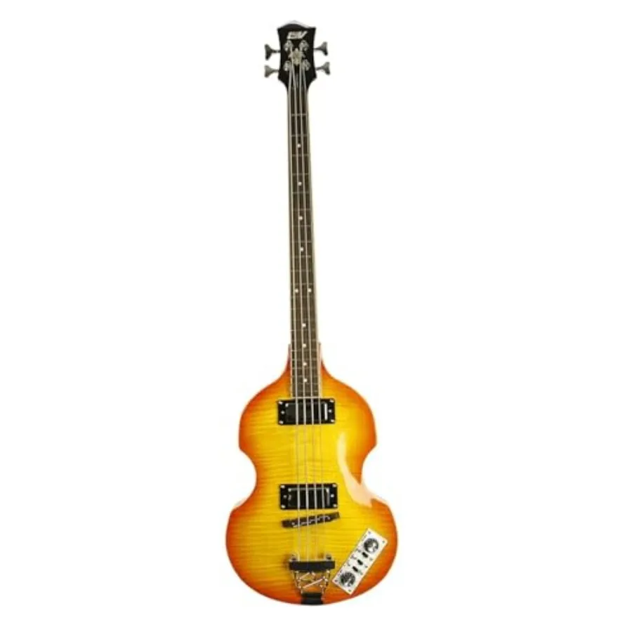 

Электрогитара IYV IVB-500 CS Bass Solid-Body, цвет Cherry Sunburst, черная фурнитура