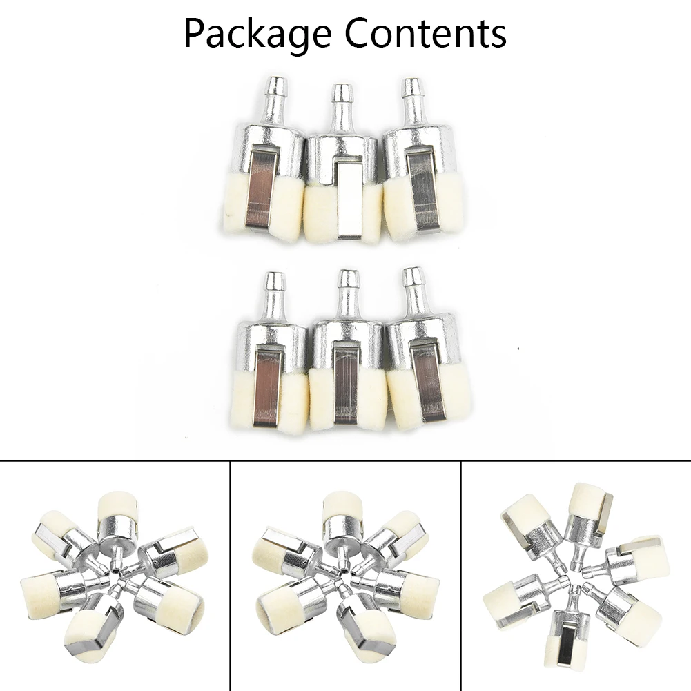 6 PCS Brushcutter Fuel Filter Spare Parts For Echo 13120507320 125-527 Chainsaw Brushcutter Blower Replacement