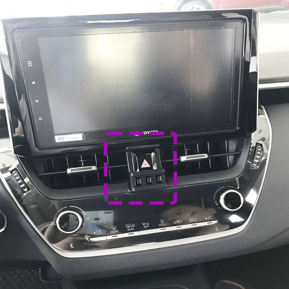 For Toyota Corolla 2019 2020 2021 2022 Car Phone Holder Special Fixed Bracket Base Wireless Charging Interior Accessories