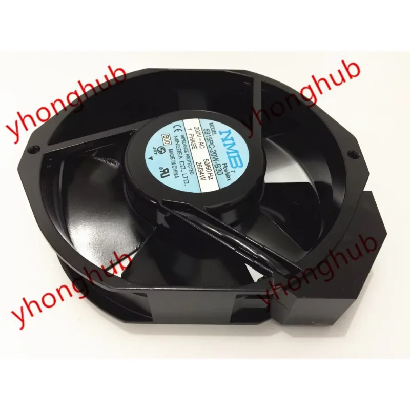 NMB-MAT 5915PC-20W-B30 B00 AC 200V 34W 172x150x38mm Server Cooling Fan