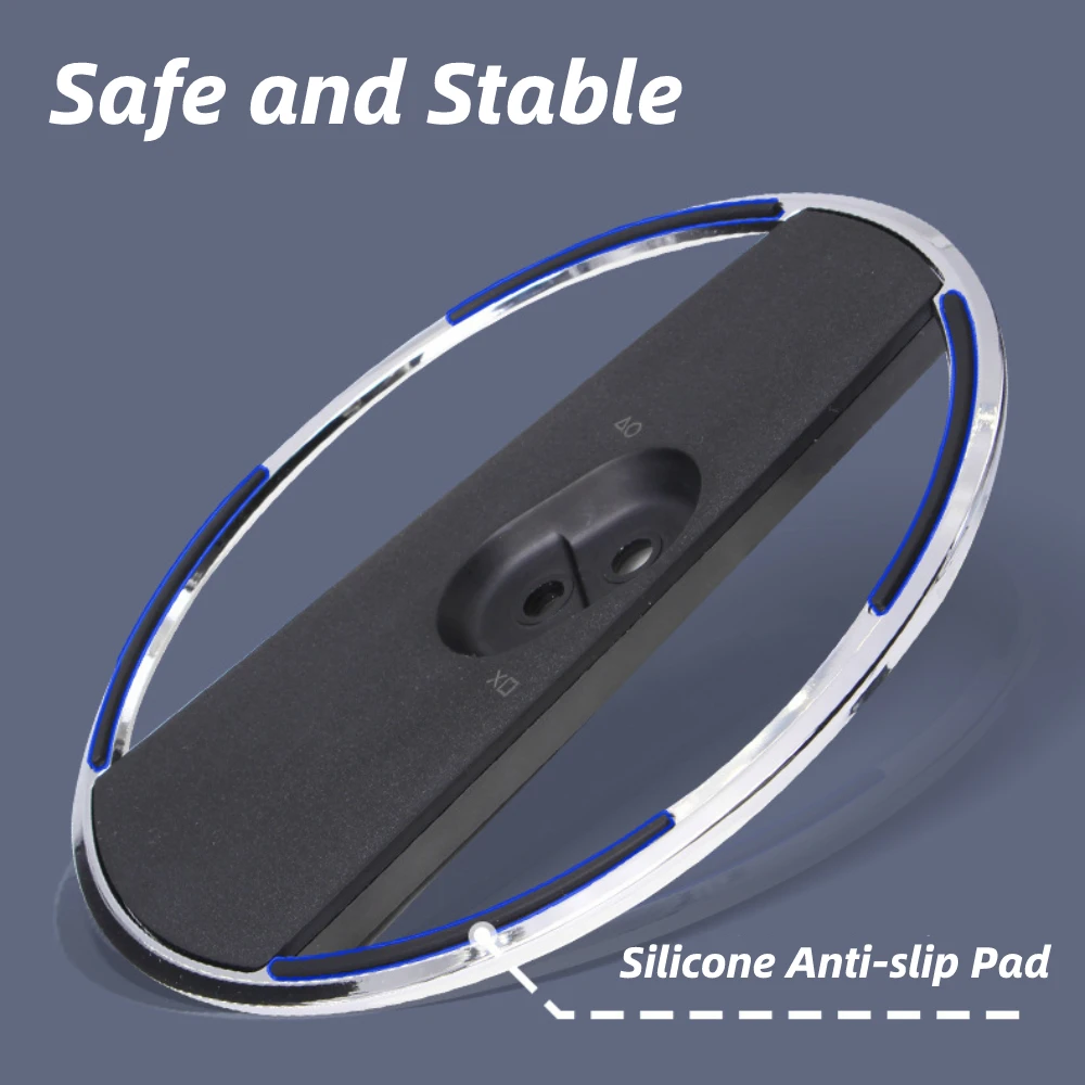 حامل معدني لجهاز PS5/PS5 SLIM إصدار رقمي وبصري دعامة تبريد عمودية مع وسادات مضادة للانزلاق لوحدة التحكم PlayStation 5