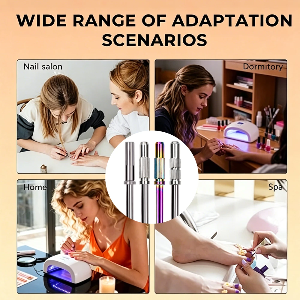 1pcs Nail Art Mandrel Bits Shank Sanding Band Drill Bits for Nail Drill Manicure Tools Pedicure Nail Drill Accessories view 4