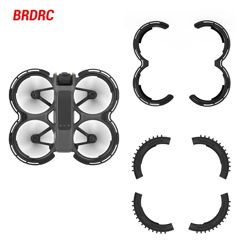 

Защита пропеллера BRDRC для DJI Avata 2, бамперы для предотвращения столкновений, защита от ударов, легкие аксессуары для дрона