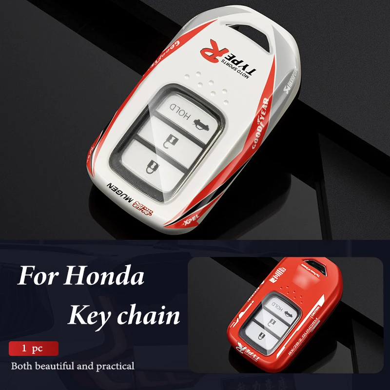 ABS Car Remote Key Case Cover Shell For Honda Civic accord xcrv fit Buttons Protector Holder Fob Keyless Accessories racing