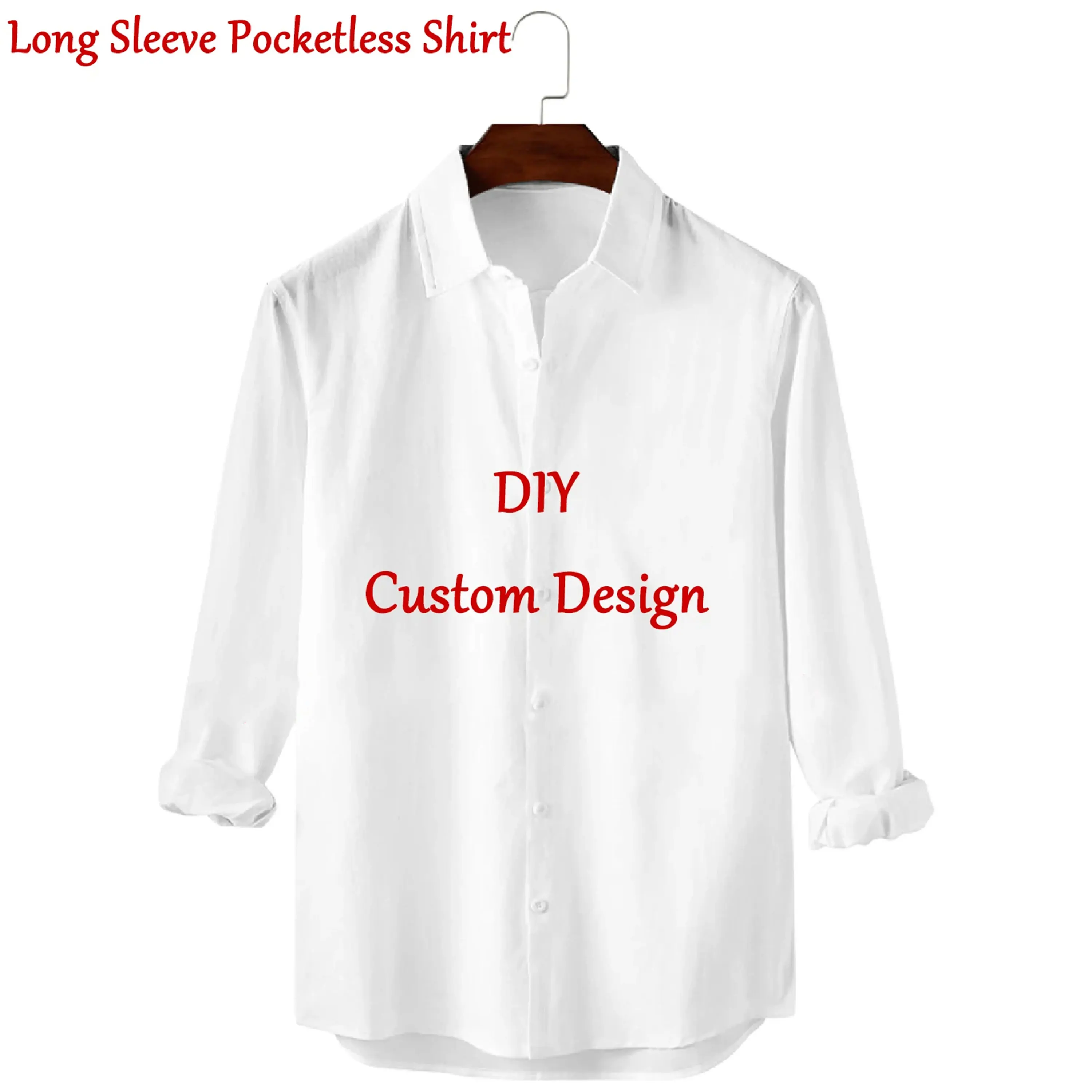 Customized 3D Printed Leisure Hawaii Shirt Tee DIY Your Own Design Like Photo Or Logo White Shirt Fashion Custom Men's Women Top