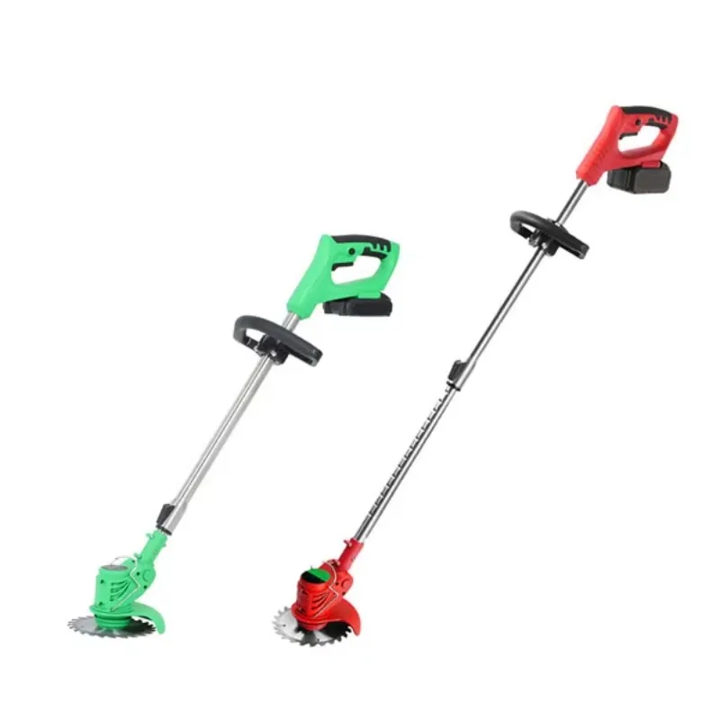 Lithium Battery Brush Grass Cutter Garden Pruning Tools Portable Electric Lawn Mower Cordless Power String Trimmer