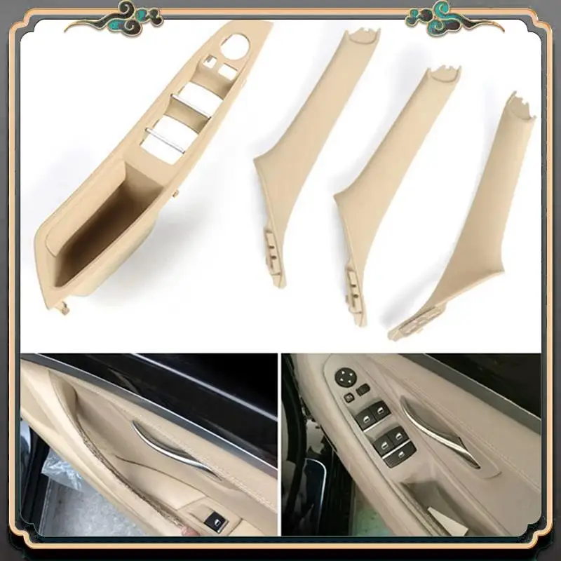 

Car Inner Door Panel Handle Pull Trim Set For BMW F10 535I 550I 528I Inner Armrest Handle 51417261929 51417225873 A Accessories