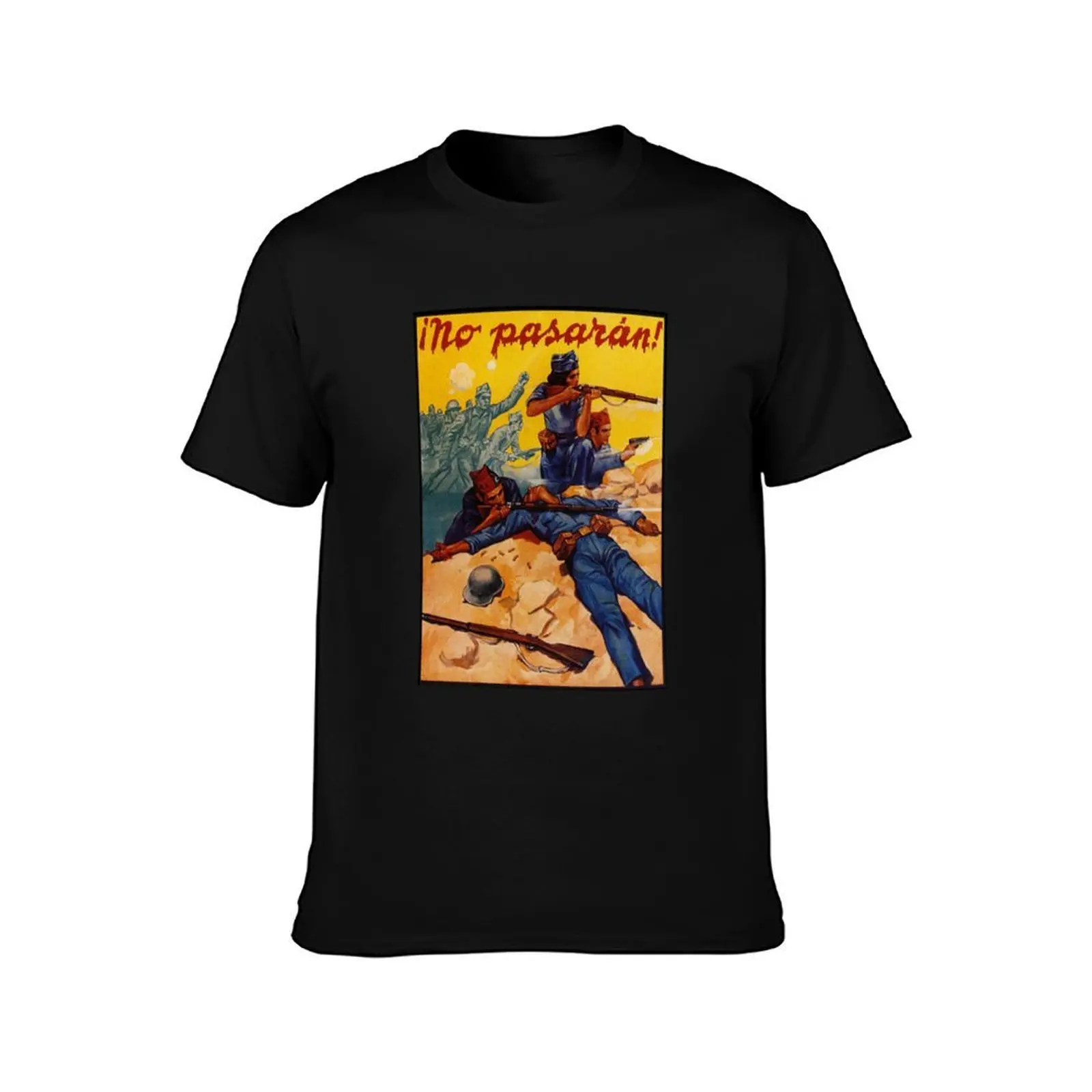 No pasaran T-Shirt Casual Light Summer Short Sleeve Top T-Shirt