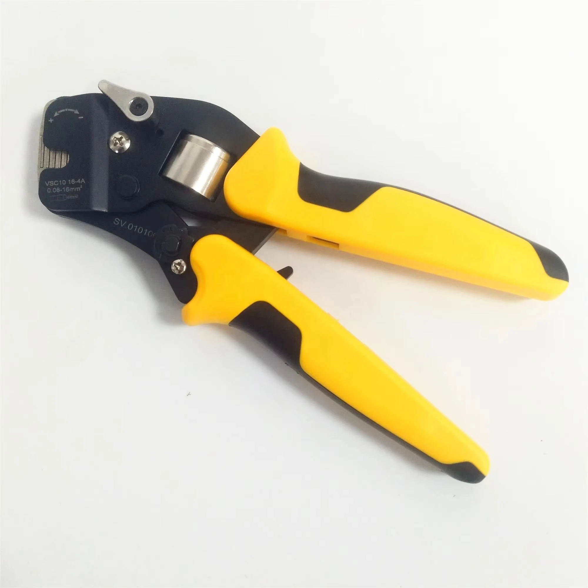 VSC10 16-4A 0.08-16mm2 26-5AWG Steel Metric Hand Crimping Pliers Crimper End Sleeve Connectors Precision Electrical Clamps