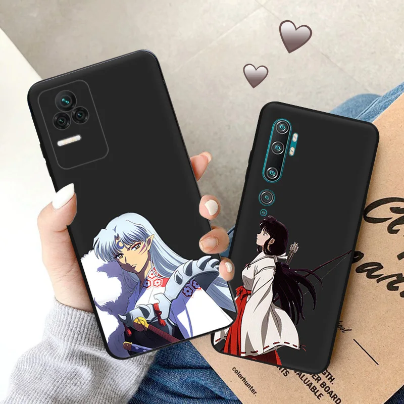 Ultra Thin Phone Case For Redmi Note11 11s A1 A2 Plus K60 K50 K40 Xiaomi 14 11t 11 Lite CC9 Pro Inuyasha Higurashi-Kagome Cover