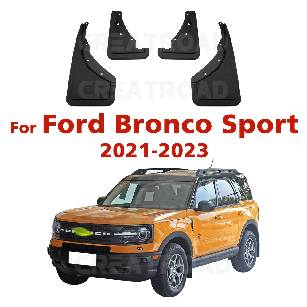 Car Mud Flaps For  Ford Bronco sport 2021 2022 2023  Fender Mudguard Mud Flaps Guard Splash Flap Mudguards Car Accessories