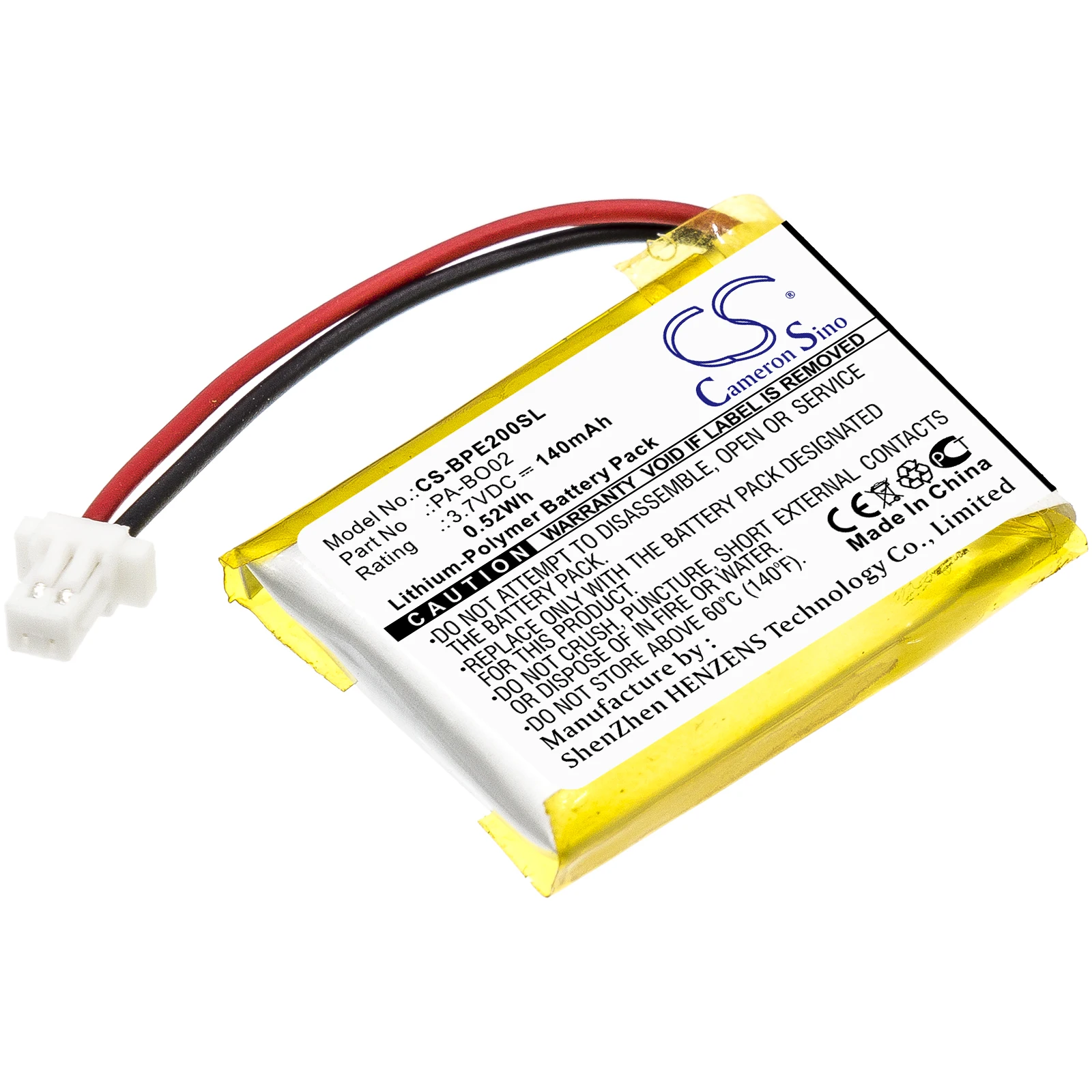 NEW 3.7V 140mAh Wireless Headset Battery PA-BO02 for Bang & Olufsen EarSet 2 +TOOL
