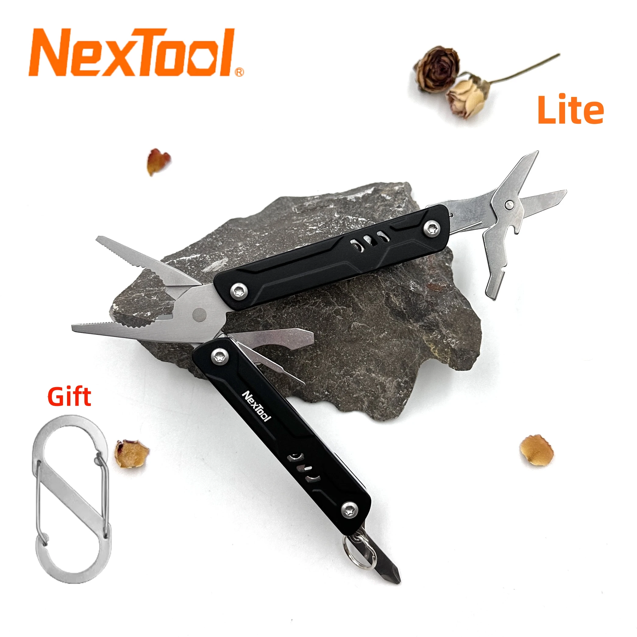 

New NexTool Mini Sailor Lite 10 in 1 Outdoor Multi Tool Pocket Folding Pliers Tools Wire Cutters EDC Card Pin Scissors