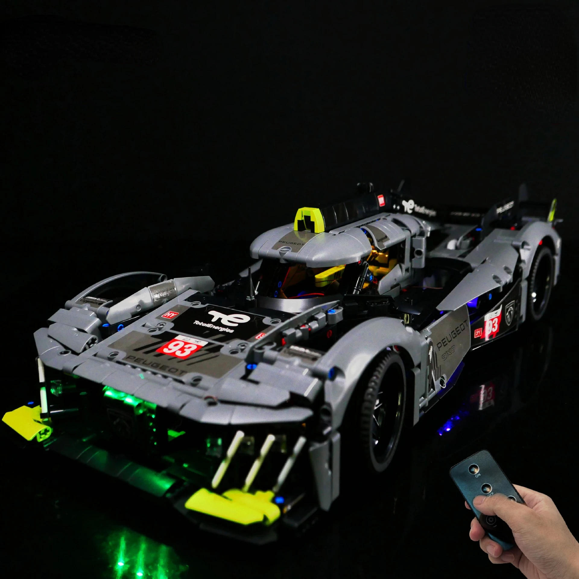 

Not Included Building Blocks LED Light Kit For PEUGEOT 9X8 24H Le Mans Hybrid Hypercar 42156 DIY Toys Gift Only Lighting Set