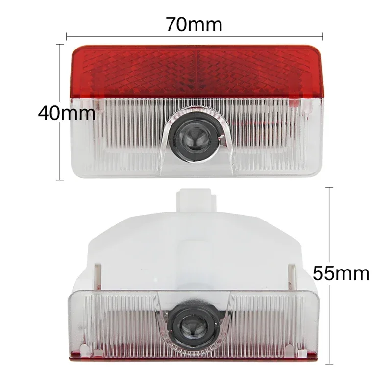 2pcs LED Car Door Light For Mercedes Benz GLK 250 280 300 GL350 A B Class W168 W169 W245 Auto Laser Project Pedal Lamp decorate