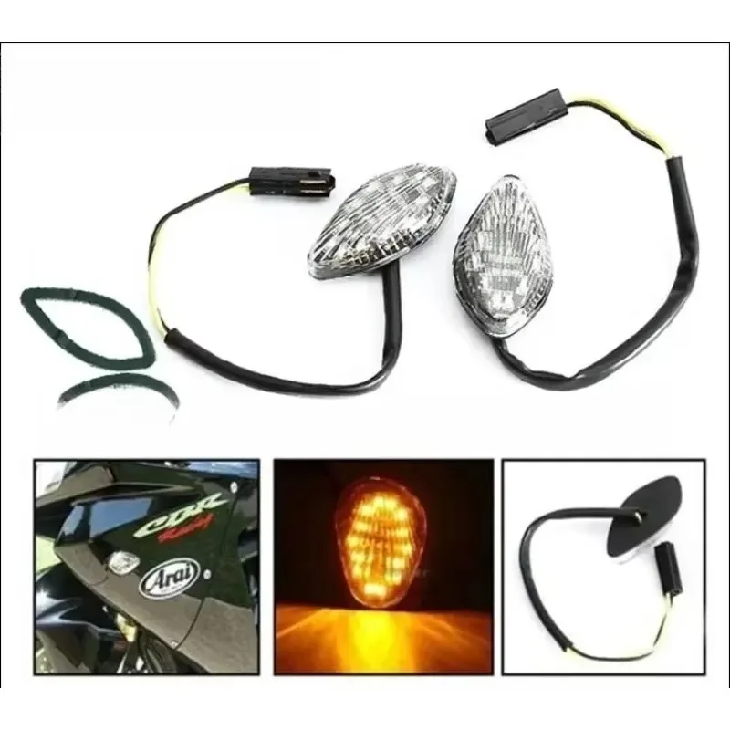 

Turn Signals Flush Mount Indicator Unit Lights Motorcycle Flushing LED Pair for CBR919 CBR600RR F4i/CBR1000RR