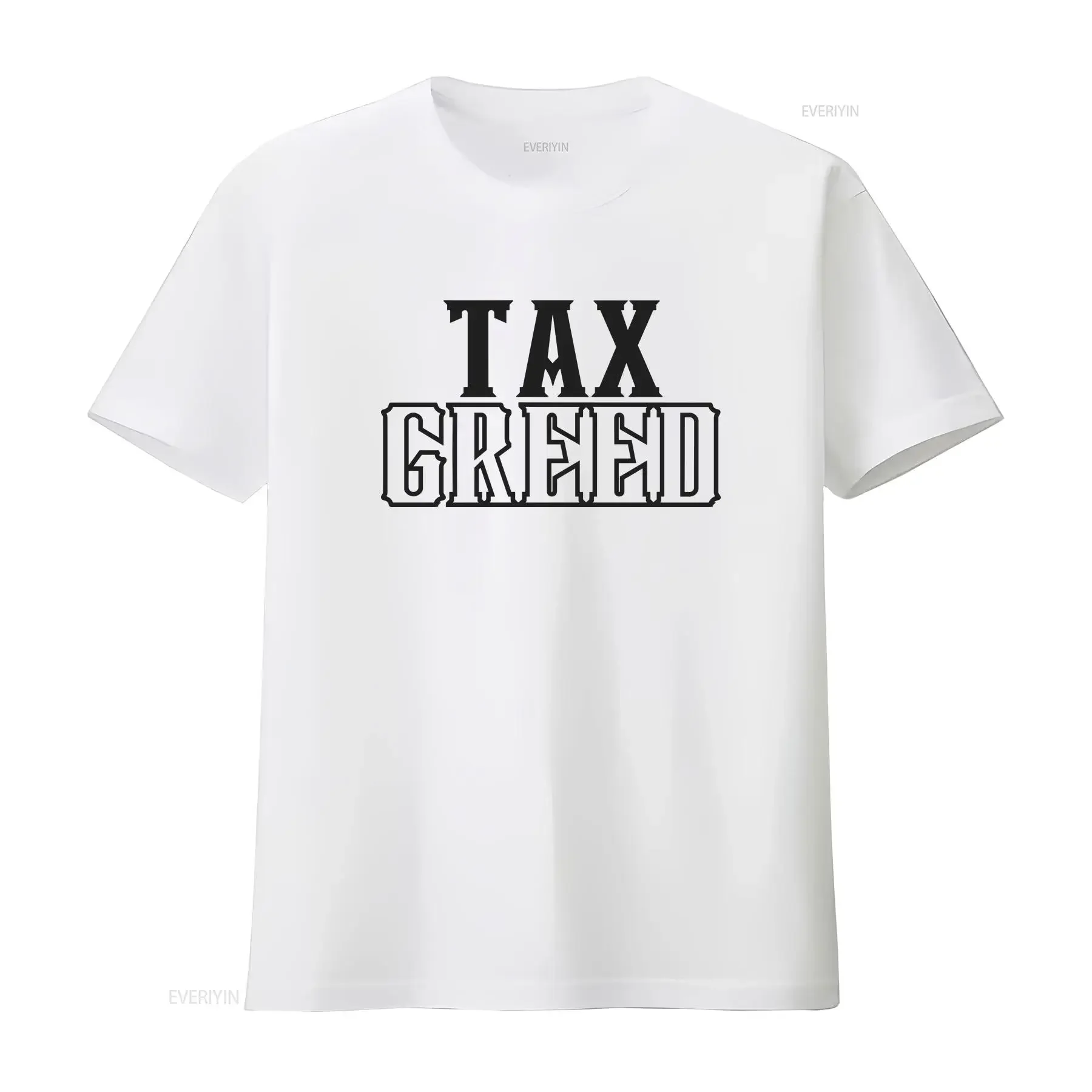 T-shirt Tax Greed, réforme progressive, justice économique, égalité des entreprises, vintage, délavé, polyvalent, graphique, élégant, légèrement stylé