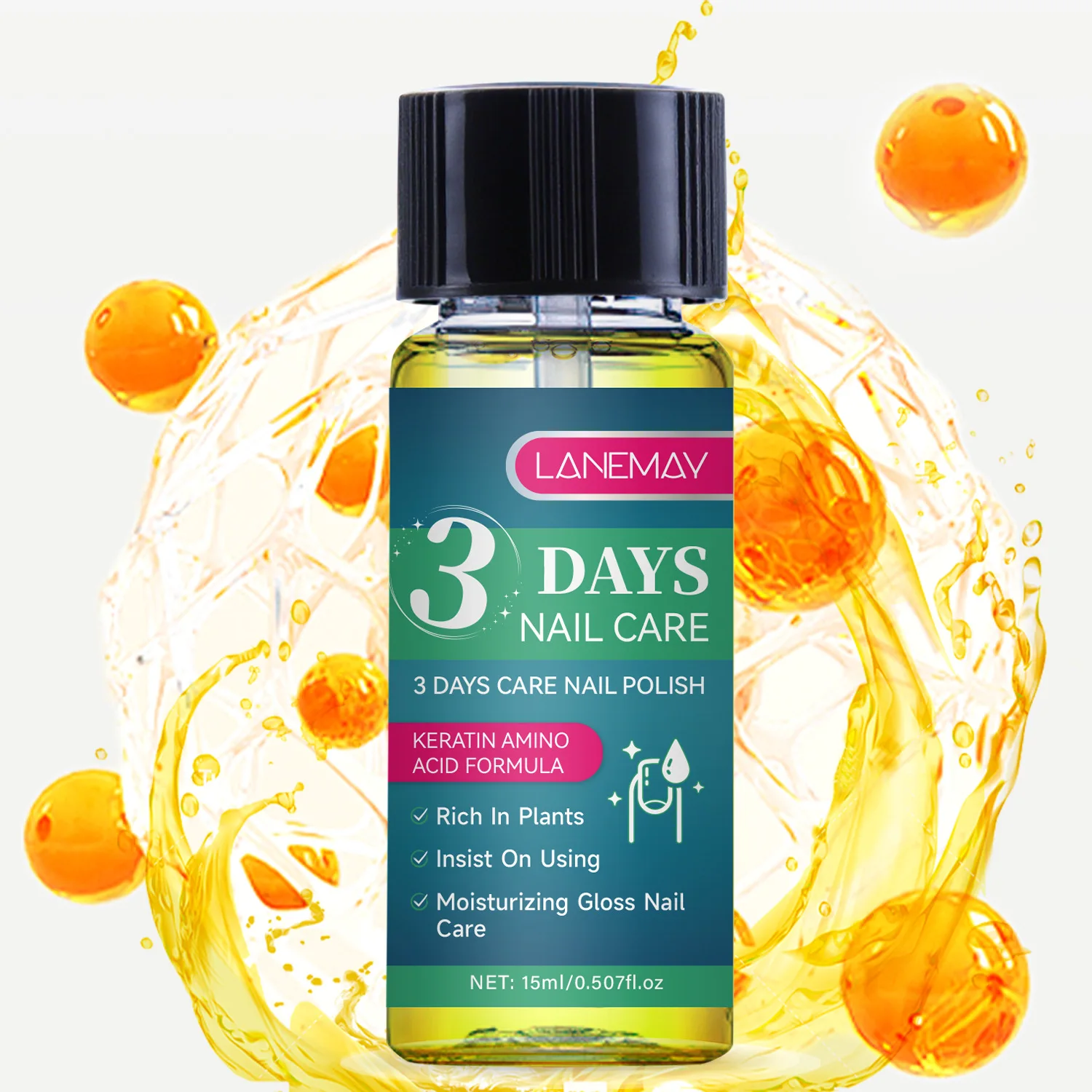 زيت مغذي للأظافر زيت العناية بالأظافر يزيد من اللمعان ويمنع الجفاف وتكسير ترطيب الأظافر للتقليم