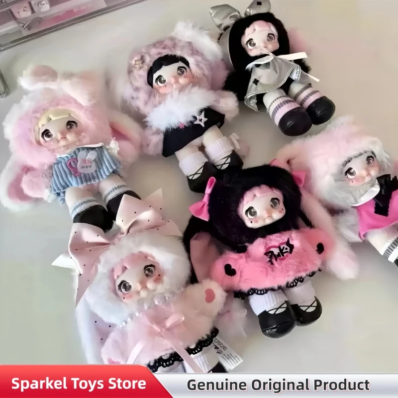 Genuine Nommi Pink Energy Series Vinyl Plush Blind Box Cute Stuffed Figure Doll Bag Pendant Toys Desktop Ornament Figure Gift