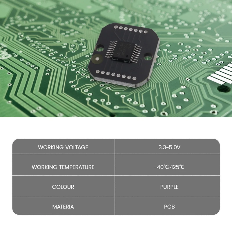 Hot Mt6835 Magnetische Encoder Module Pwm/Spi Borstelloze Motor 21bit Encoder Kan Vervangen As5048