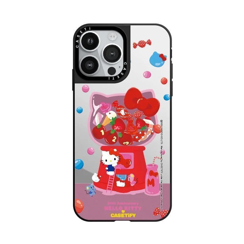 MINISO HelloKitty الذكرى الخمسين التذكارية مناسبة لحافظة هاتف Apple 16 pro max 151413 لطيف 12 مرآة #6