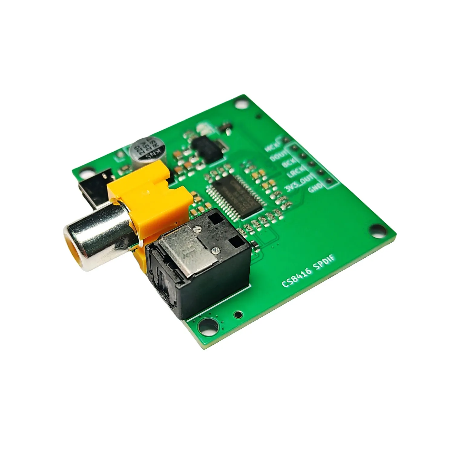 CS8416 Fiber Coaxial SPDIF Input to I2S IIS Output Adapter Board Module Module