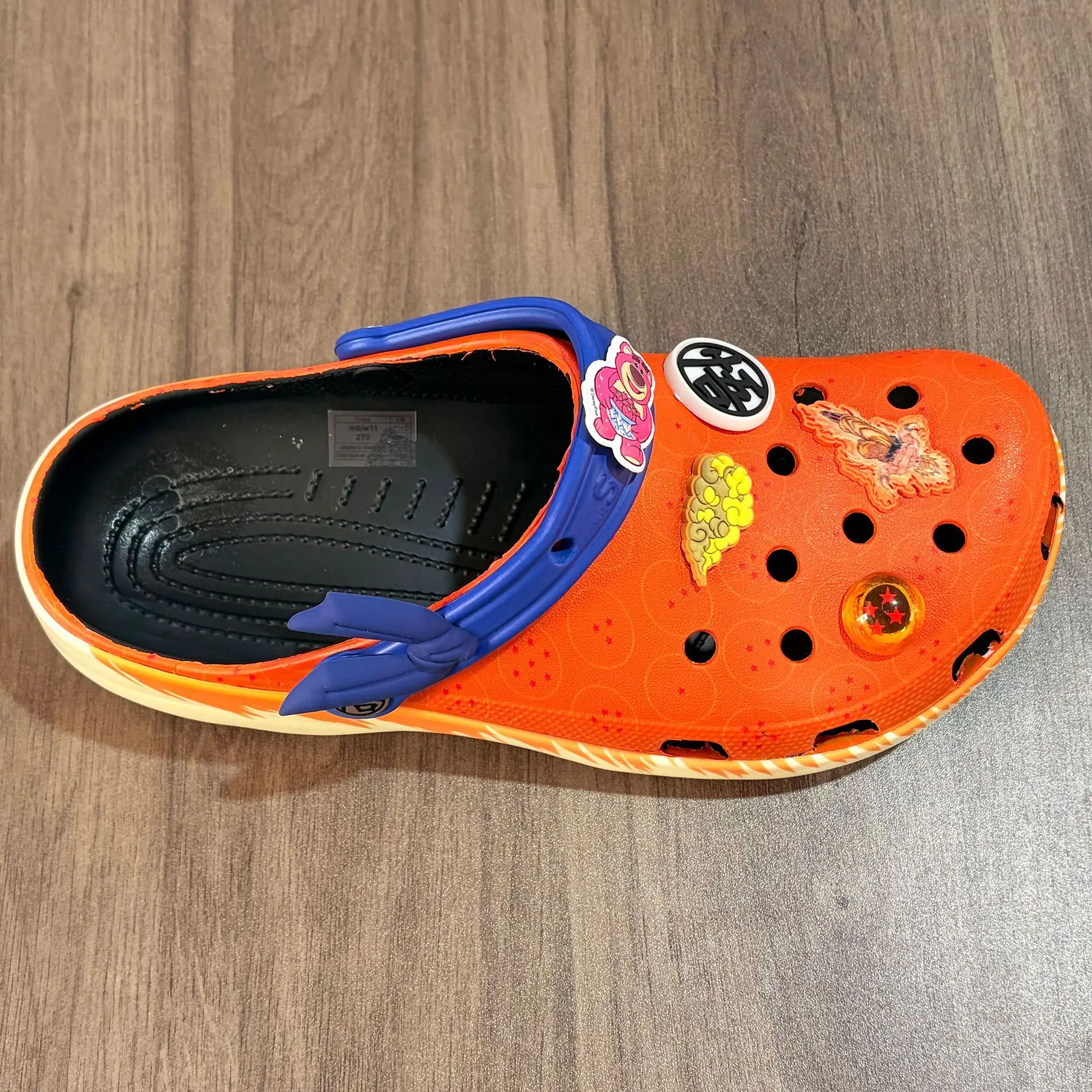 Dragon Ball Son Goku Creative Sandals with Cartoon Print Unisex Soft Non-Slip Outdoor Use Closed Toe Anime Summer Beach Shoes