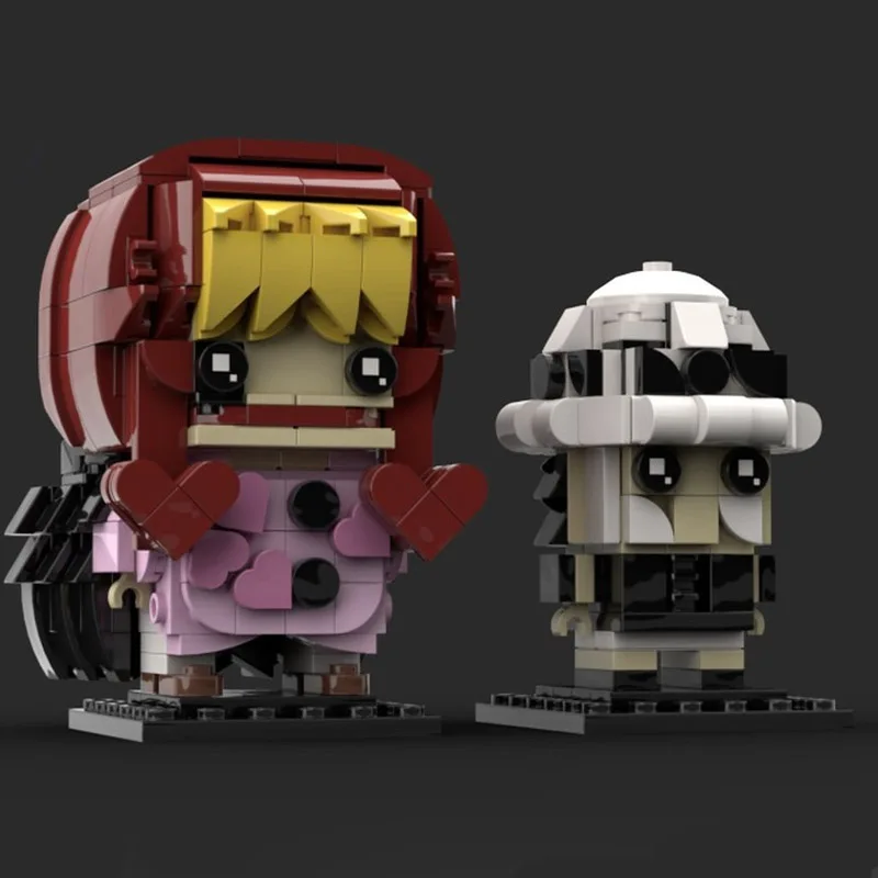 

495pcs MOC Corazon Trafalgar Law Brickheadz Model Building Blocks Christmas Gift Architecture Toys Creative Idea Education Brick