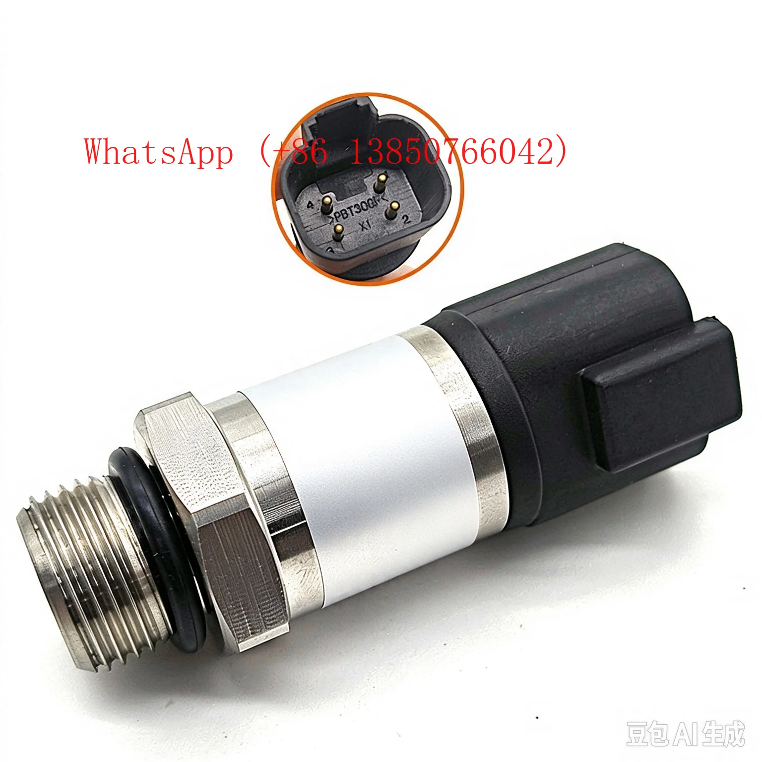 Excavator Parts 55 65 75 135 215 Hydraulic Pump Distribution Valve High and Low Pressure Sensor