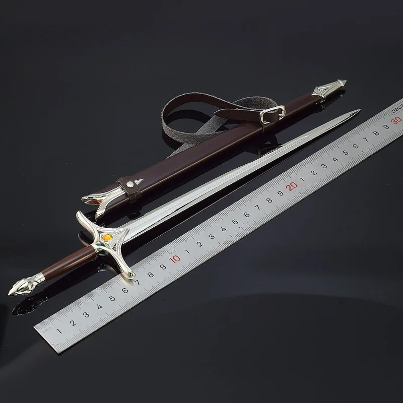 Nuovo 30 centimetri Galadriel Spada Modello Anime Modello Ornamenti Collezione Squisito Portachiavi Periferiche Artigianato Regali Di Compleanno Giocattoli Per Bambini