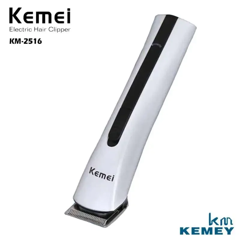 Kemei เครื่องกำจัดขนบนเคราไฟฟ้าสำหรับผู้ชาย, ที่โกนหนวดไฟฟ้ามีปลั๊กแบบยุโรป220-240V ที่เล็มเครื่องมือสร้างแบบจำลอง KM-2516